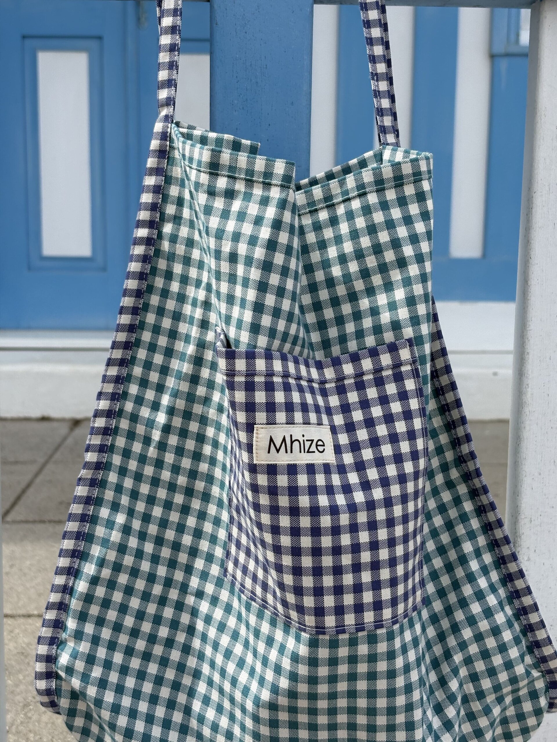 Tote Vichy Verde/Azul - 3