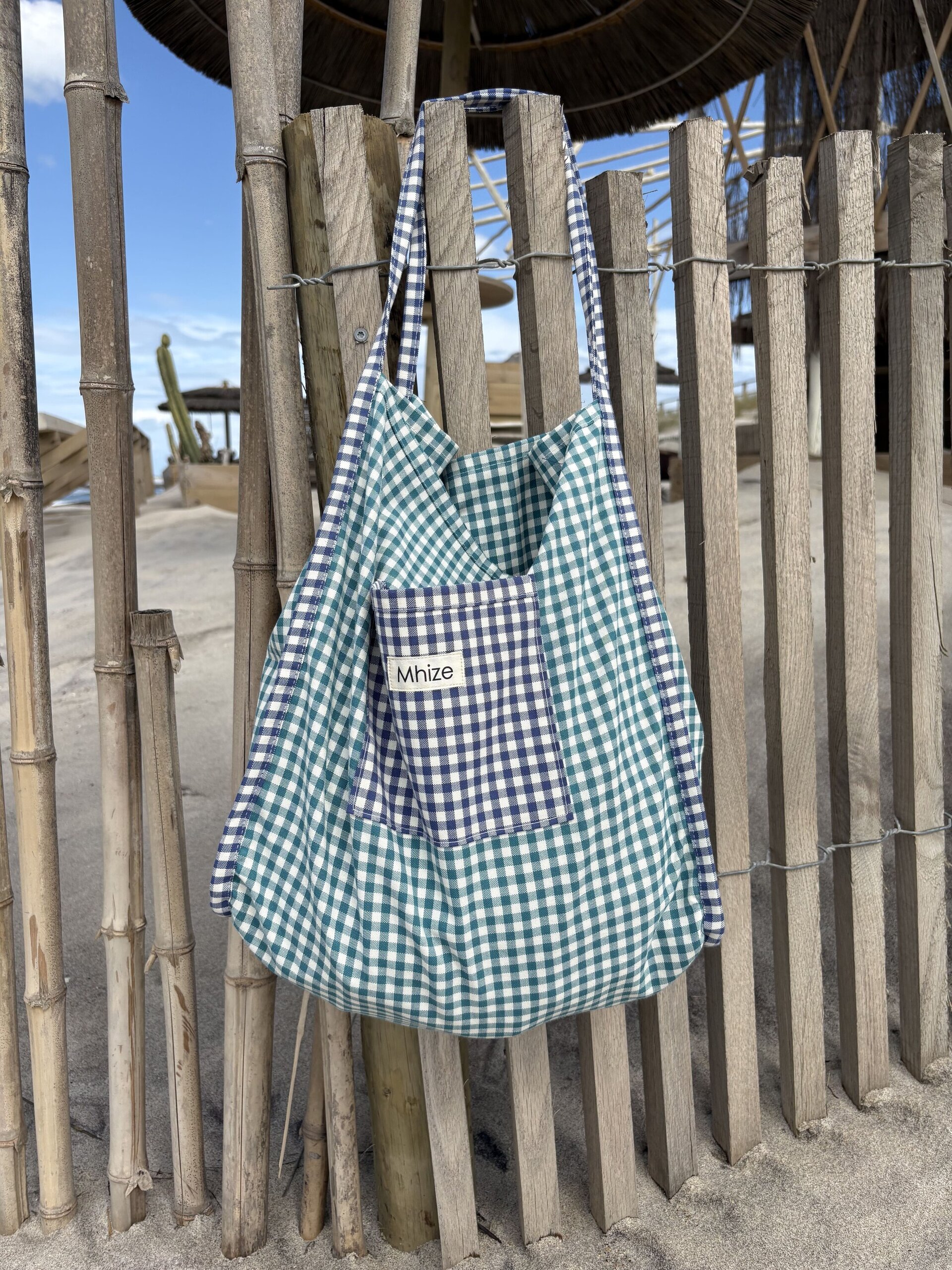 Tote Vichy Verde/Azul - 2