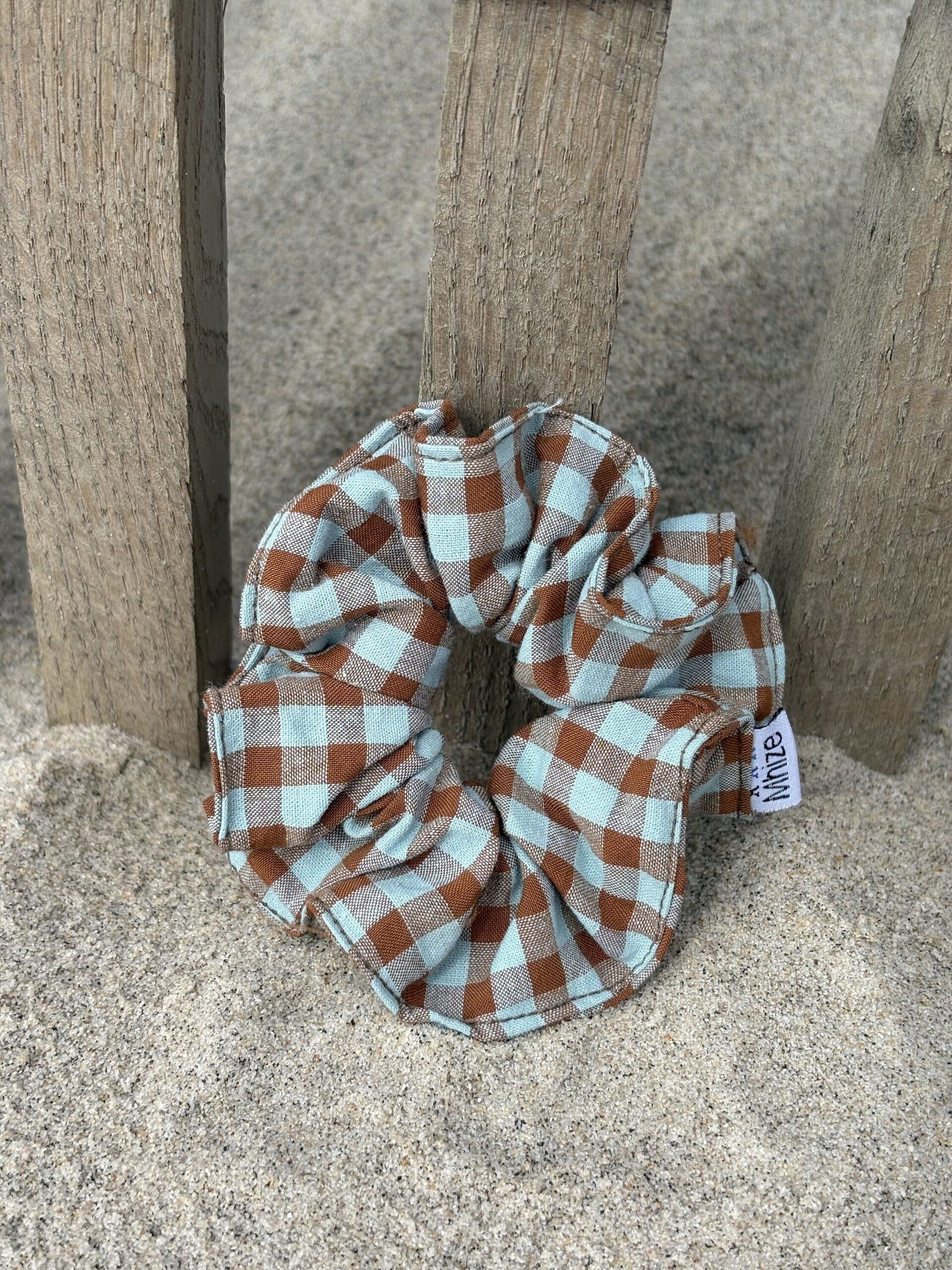 Scrunchie  Verde/Marrón - 1