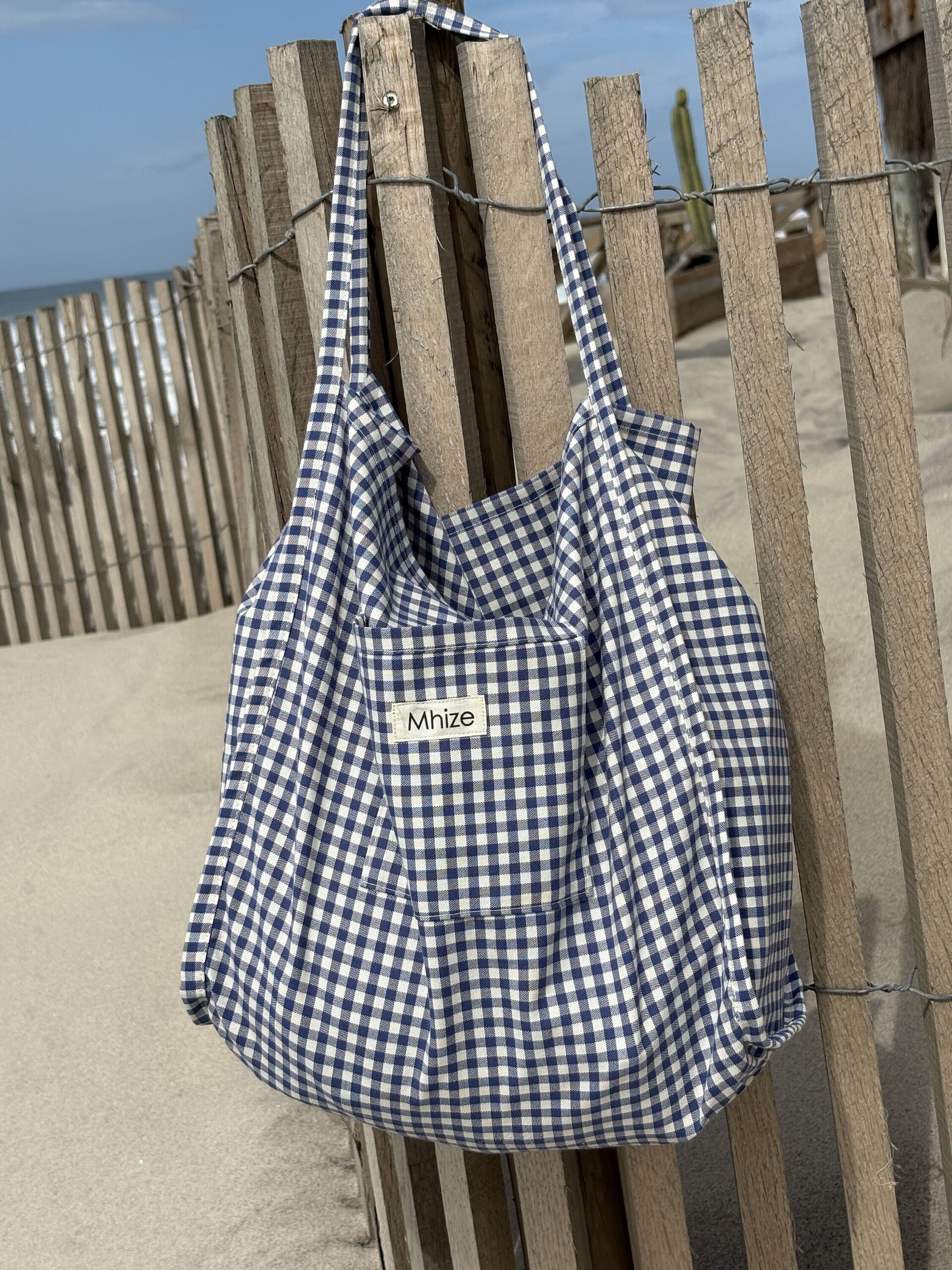 Tote Vichy Azul - 1