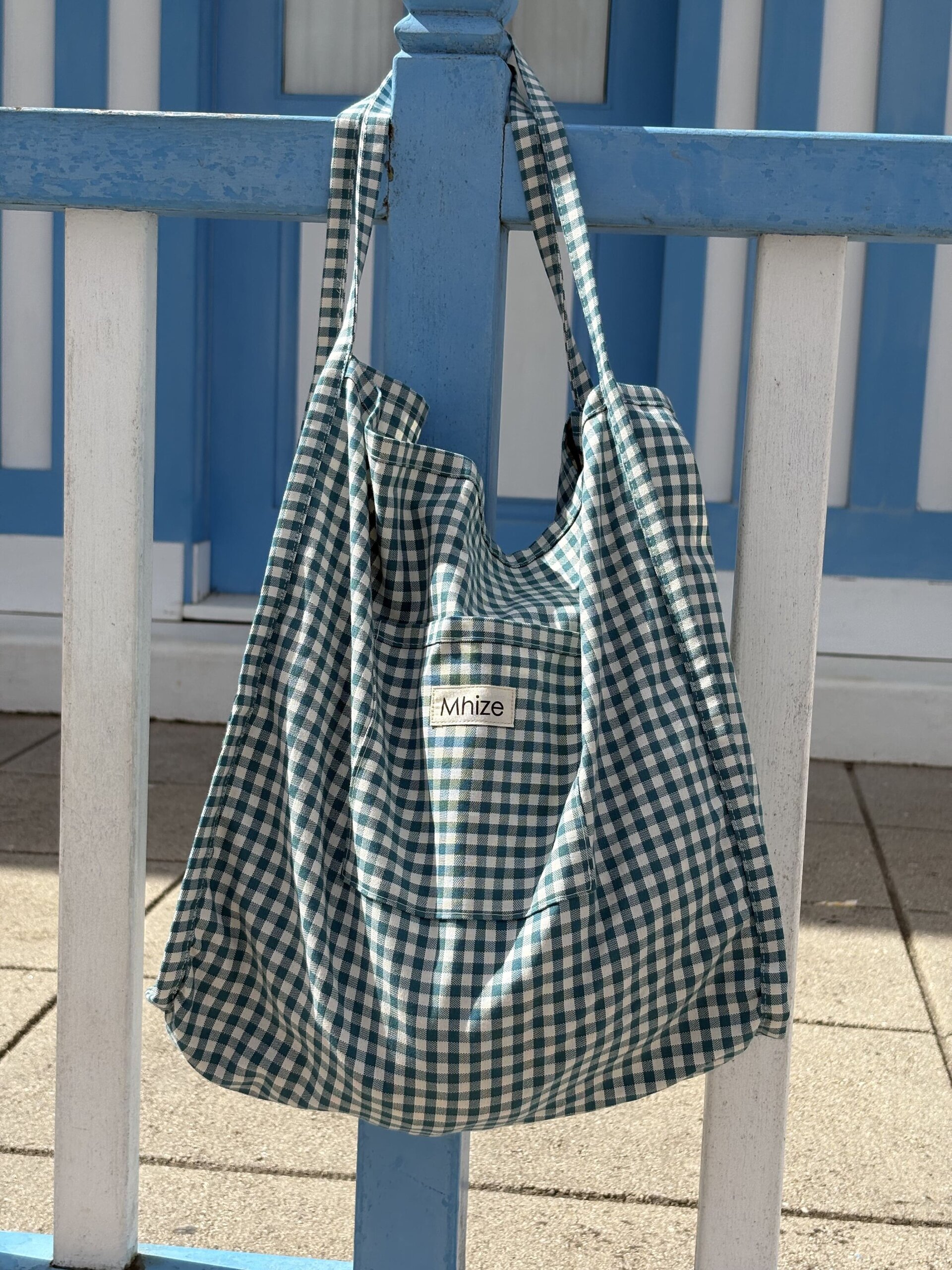 Tote Vichy Verde - 3